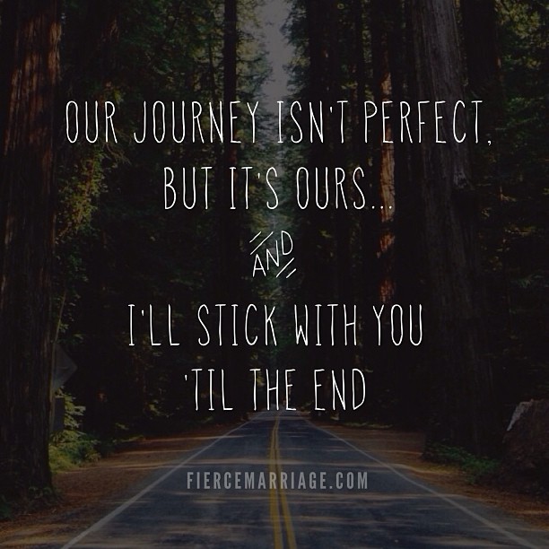 "Our journey isn't perfect
