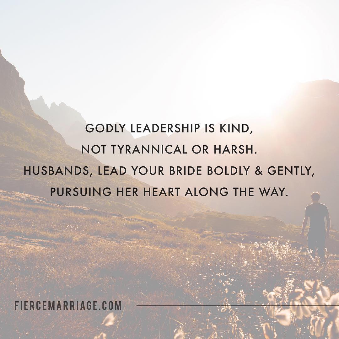 "Godly leadership is kind